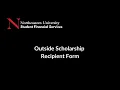 Outside Scholarship Form