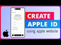 How to Create Apple Account Using Web Browser Sign Up Apple ID Using Browser Web Method