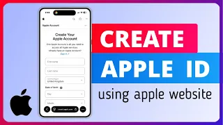 How to Create Apple Account Using Web Browser Sign Up Apple ID Using Browser Web Method