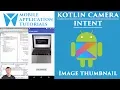 Creating camera intent app using Kotlin on android - Displaying thumbnail
