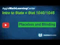 Placebos and Blinding Intro to Stats Stat