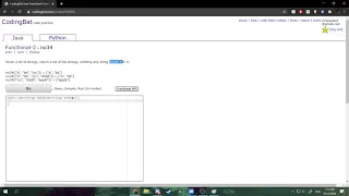 Functional-2 no34 Java Tutorial codingbat com