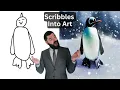 Simple Scribble Drawings Into Works of Art Anyone can be an artist