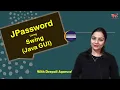 JPasswordField in Swing Component of Swing Java GUI Hindi