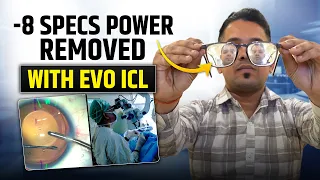 -8 Eye Power. No More Glasses. How?  #ICL #specsremoval