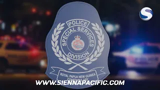 Custom Police PVC Patch Sample in 360 Shot - by Sienna Pacific