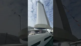 ‘It is still a phenomenal spacecraft-looking boat’ #luxuryyachting #luxuryyachtlife #yachtdesign