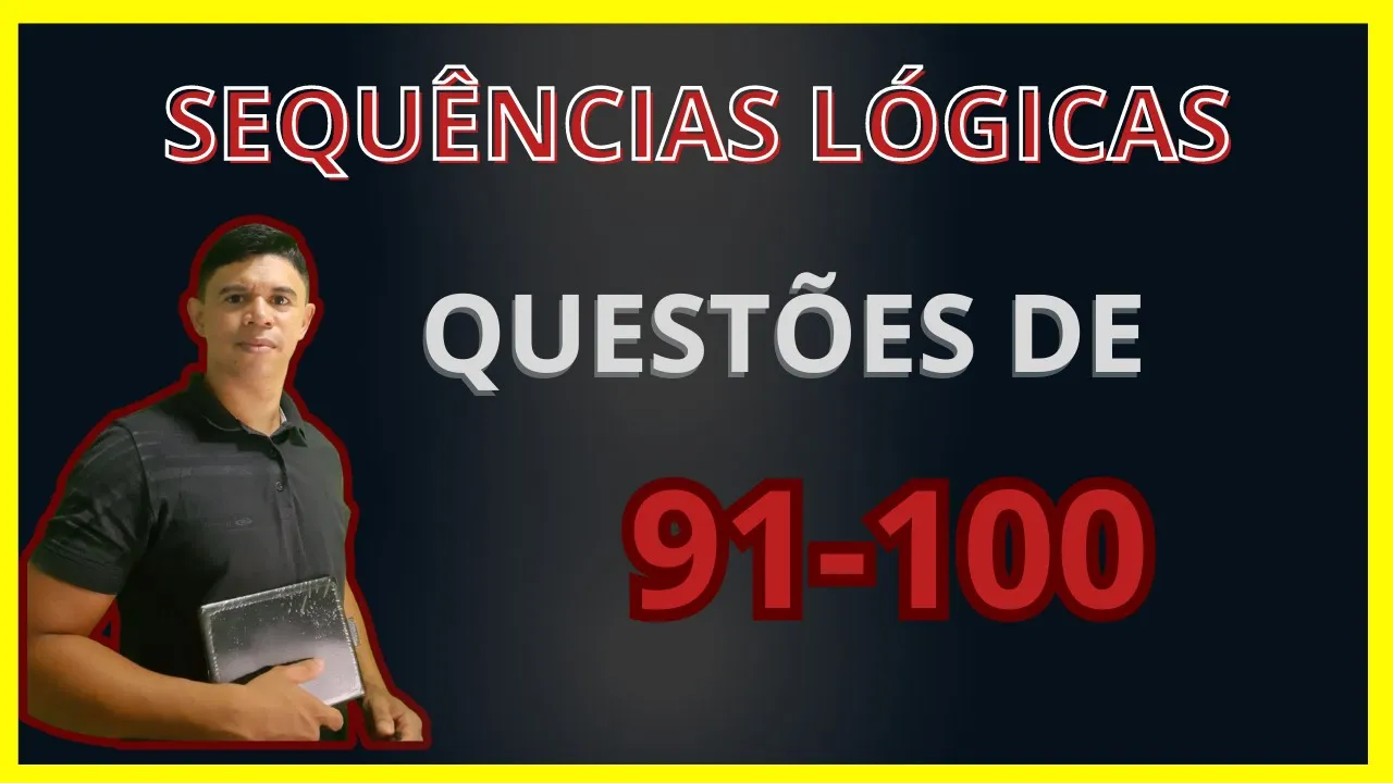 👨‍🏫 Sequências Lógicas ♟️Raciocínio Lógico para Concursos 👉 Resolução passo a passo! #concursos #rlm