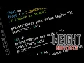 Simple Weight Converter Project using C Programming