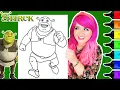 Coloring Shrek the Ogre Coloring Page Ohuhu Art Markers