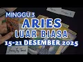 ARIES 15-21 DESEMBER 2025 LUAR BIASA♈CINTA KARIR REJEKI.RAMALAN TAROT ZODIAK MINGGU INI#aries 