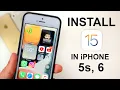 How to Install 😮😮 IOS 15 in iPhone 5s and 6 - How to Update iPhone 5s and 6 on IOS 15🔥🔥.