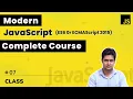 Classes in JavaScript ES6 in Hindi - 7