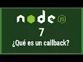 Curso Introduccion a Node que es y como usar un callback