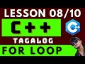 FOR LOOP - C PROGRAMMING LESSON 8 CODING AND PROGRAMMING TAGALOG TUTORIALS