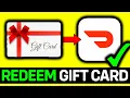 How To Redeem Doordash Gift Cards Without Pin In App