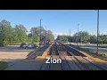 Metra UP North cab ride