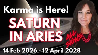 ❤️✨HOROSCOPE FORECASTS FOR ALL ZODIAC SIGNS - Saturn in Aries Permanently!