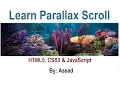 Parallax Scroll Under Water Example Using HTML5 CSS3 JavaScript English
