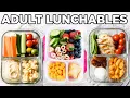 Healthy High-Protein Adult Lunchables for Work Office Lunch Ideas by MOMables