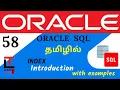 INDEX - Introduction with example Oracle SQL tutorial in TAMIL learncodetodaytamil