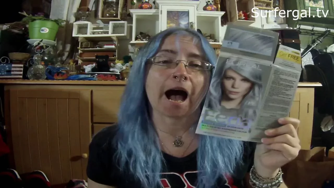 Dying My Hair Loreal Feria Smokey Blue Pastel