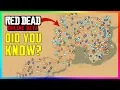 Red Dead Online - DID YOU KNOW This Map Shows The Location Of EVERYTHING That You Will Need RDR2