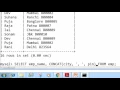 89 CONCAT Function in SQL Hindi