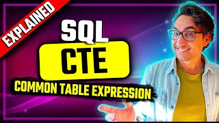 SQL CTE Common Table Expression Visually Explained Full Guide WITH Clause Course 28