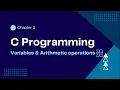 3 Variables Arithmetic operations C Programming Hindi