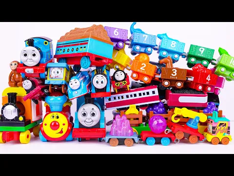 Download MP3 34 Minutes Satisfying with Unboxing Thomas & Friends James & Percy toys come out of the box