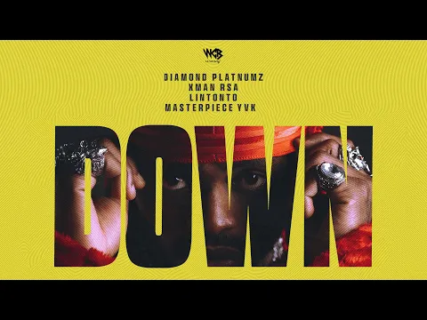 Video Thumbnail: Diamond Platnumz x Masterpiece YVK ft Xman RSA & Lintonto - Down. (Official Audio)