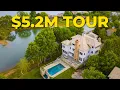 Inside a 5 2M Norwalk CT Waterfront Home THE KITCHEN WALL OPENS TO THE WATER