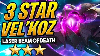 LASER BEAM OF DEATH w/ 3 STAR VEL'KOZ! ⭐⭐⭐ - TFT Galaxies | Teamfight Tactics Set 3 | LoL