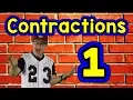 Contractions 1 English Song for Kids Reading Writing Skills Grammar Jack Hartmann