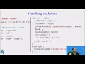 Java Searching Operation on Array