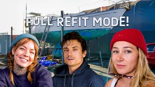 Are my Crewmates Falling in Love? (With Eachother)💕 NZ Boat Refit