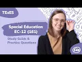 TExES Special Education EC-12 161 Study Guide Practice Questions