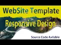 Complete Responsive Website Template Using HTML5 CSS3 JavaScript