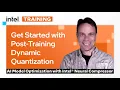 Get Started Post-Training Dynamic Quantization AI Model Optimization with Intel Neural Compressor