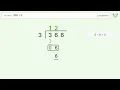 Long Division Problem Step-by-Step Solution