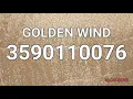 Golden wind roblox ID
