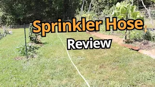 Sprinkler Hose Review Perfect Solution For Watering Long Garden Rows Not your usual soaker hose