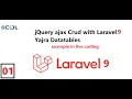 01 jQuery ajax Crud with Laravel Yajra Datatable l Intro with Series Ajax tutorial in Laravel