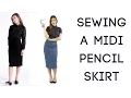 DIY Midi Pencil Skirt Sew Anastasia
