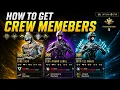 How to get crew members for your railjack in warframe