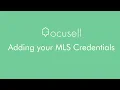 How to Add Your MLS Credentials to Ocusell