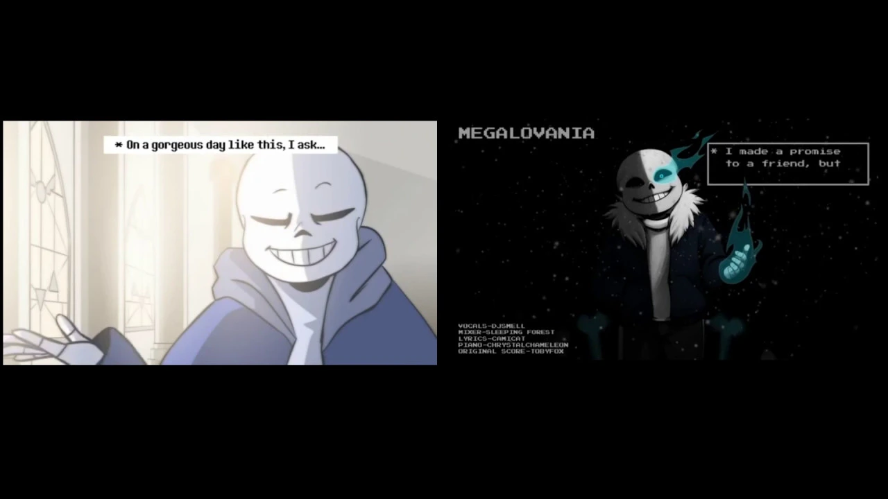 Undertale Mashup - Megalomaniac (Glitchtale) x Megalovania (Sans Version)