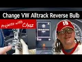Change Reverse Bulb VW Golf Alltrack Wagon