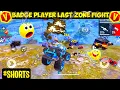 V Badge Player Last Zone Fight With Grandmaster Players 🥵| Must Watch | #Shorts #Short #freefire